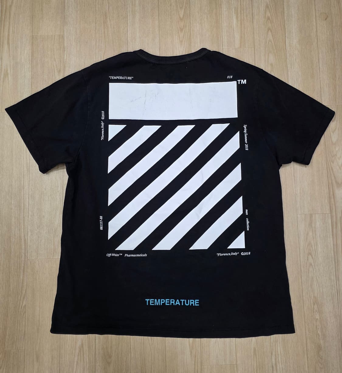 오프화이트 디아그 템퍼레이쳐 반팔 110 상품이미지3