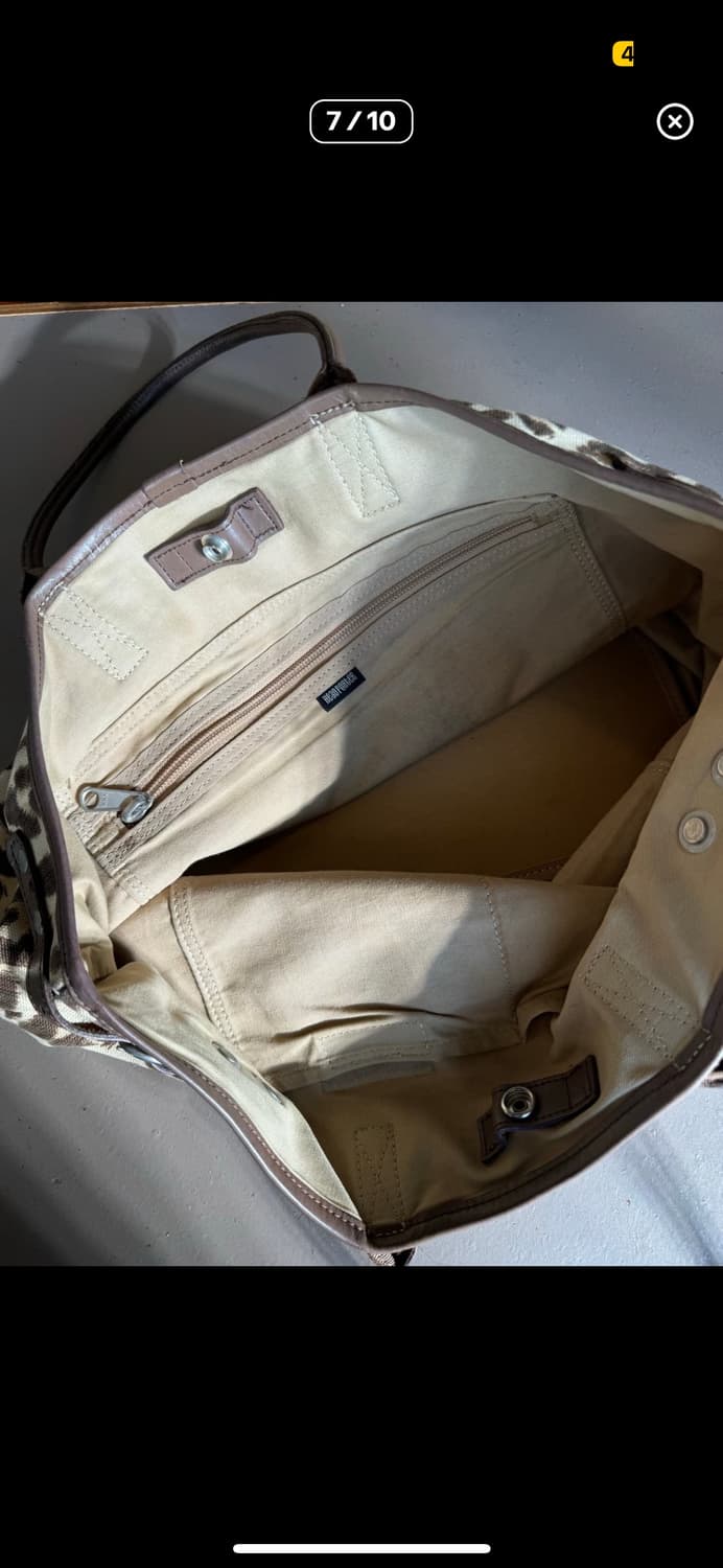 구합니다 요시다헤드포터 레오파드 토트백 상품이미지2