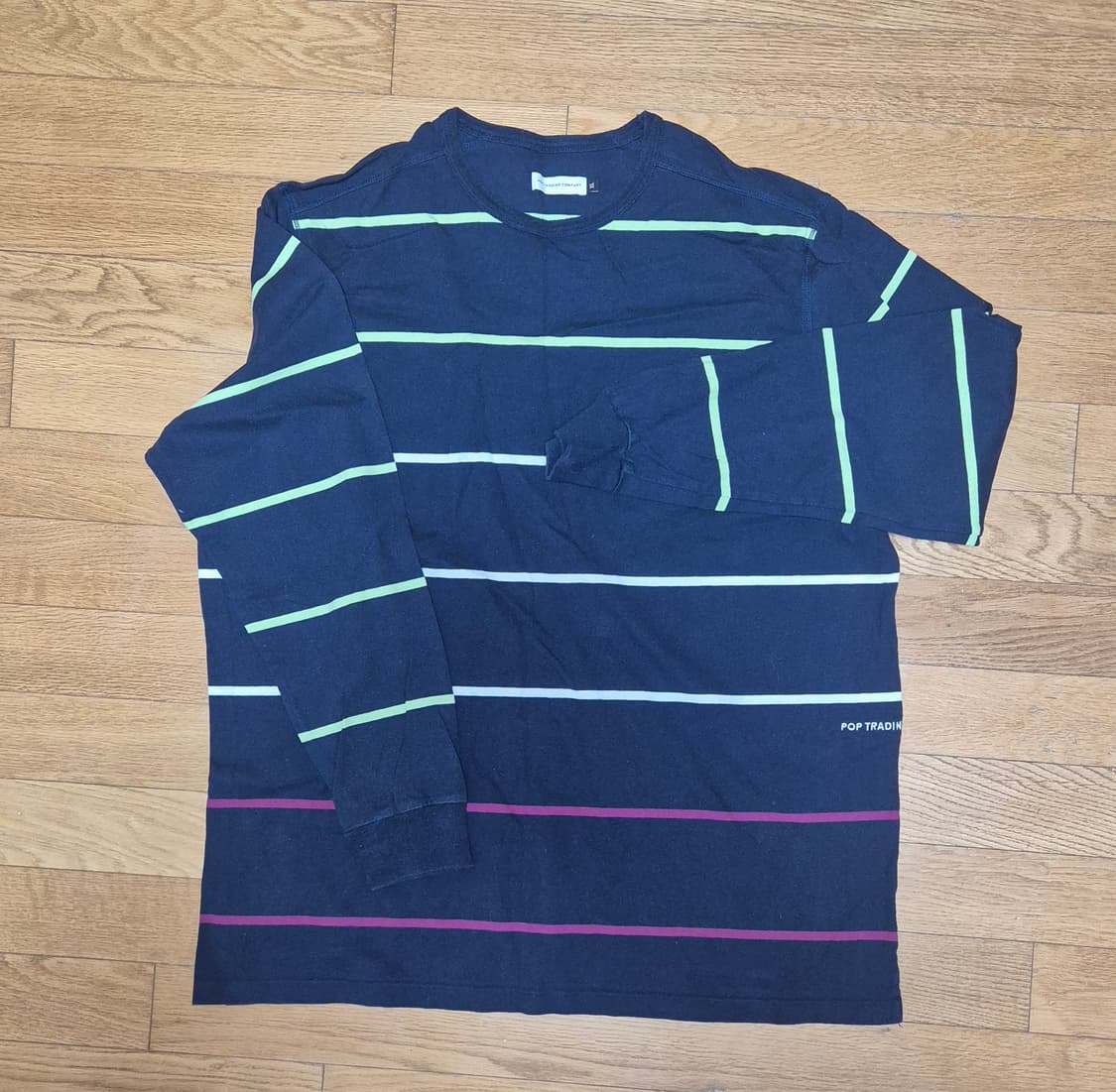 팝 트레이딩 컴퍼니 스트라이프 롱슬리브 XL 상품이미지1