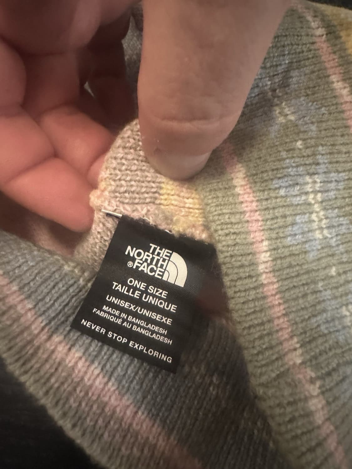 22FW 슈프림 x 노스페이스 비니 핑크 상품이미지3