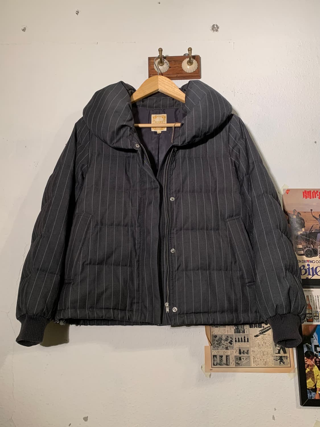 빔즈하트 하이카라 스트라이프패딩 상품이미지1