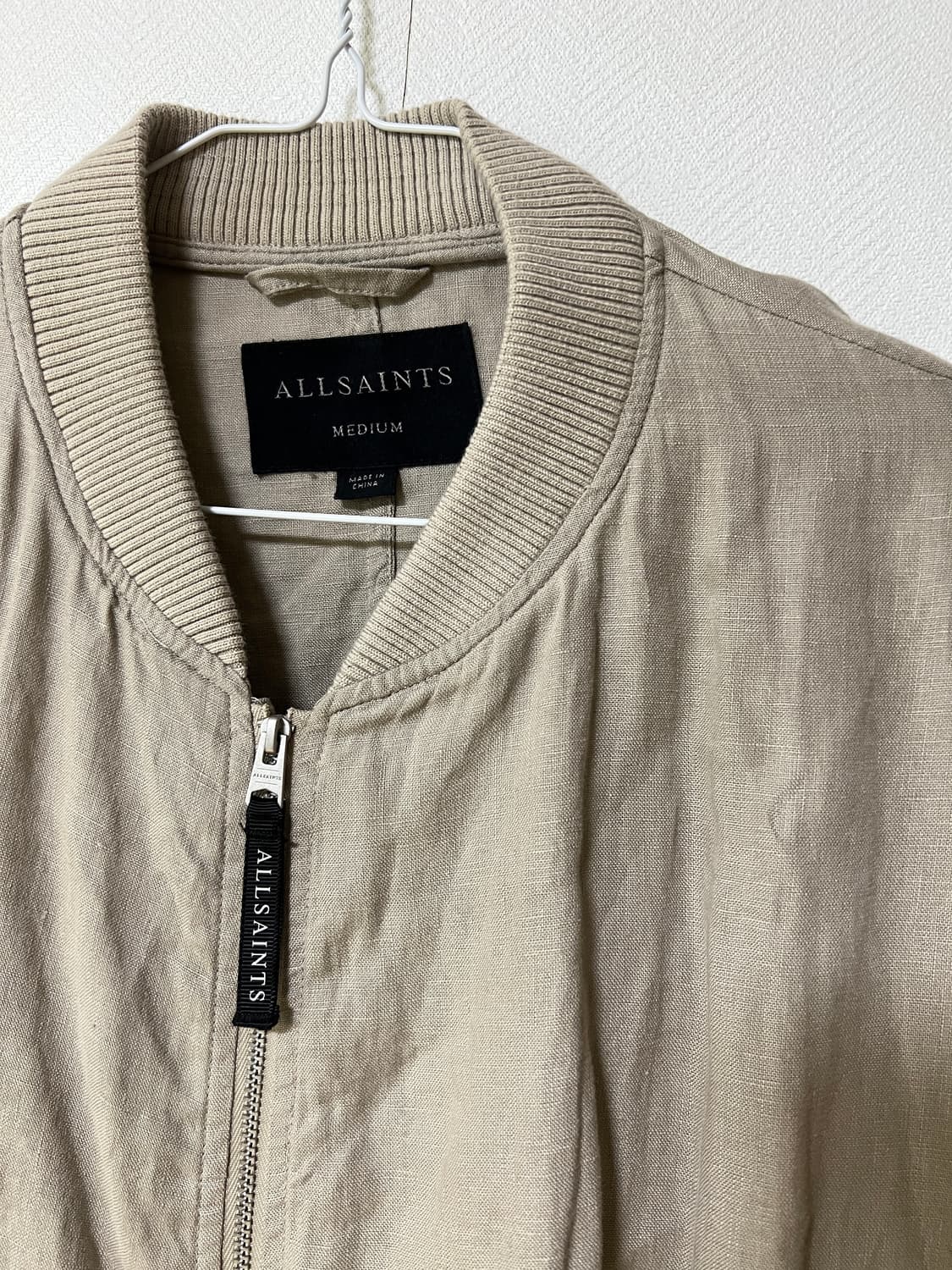 올세인츠 린넨 봄버 자켓 m 상품이미지2