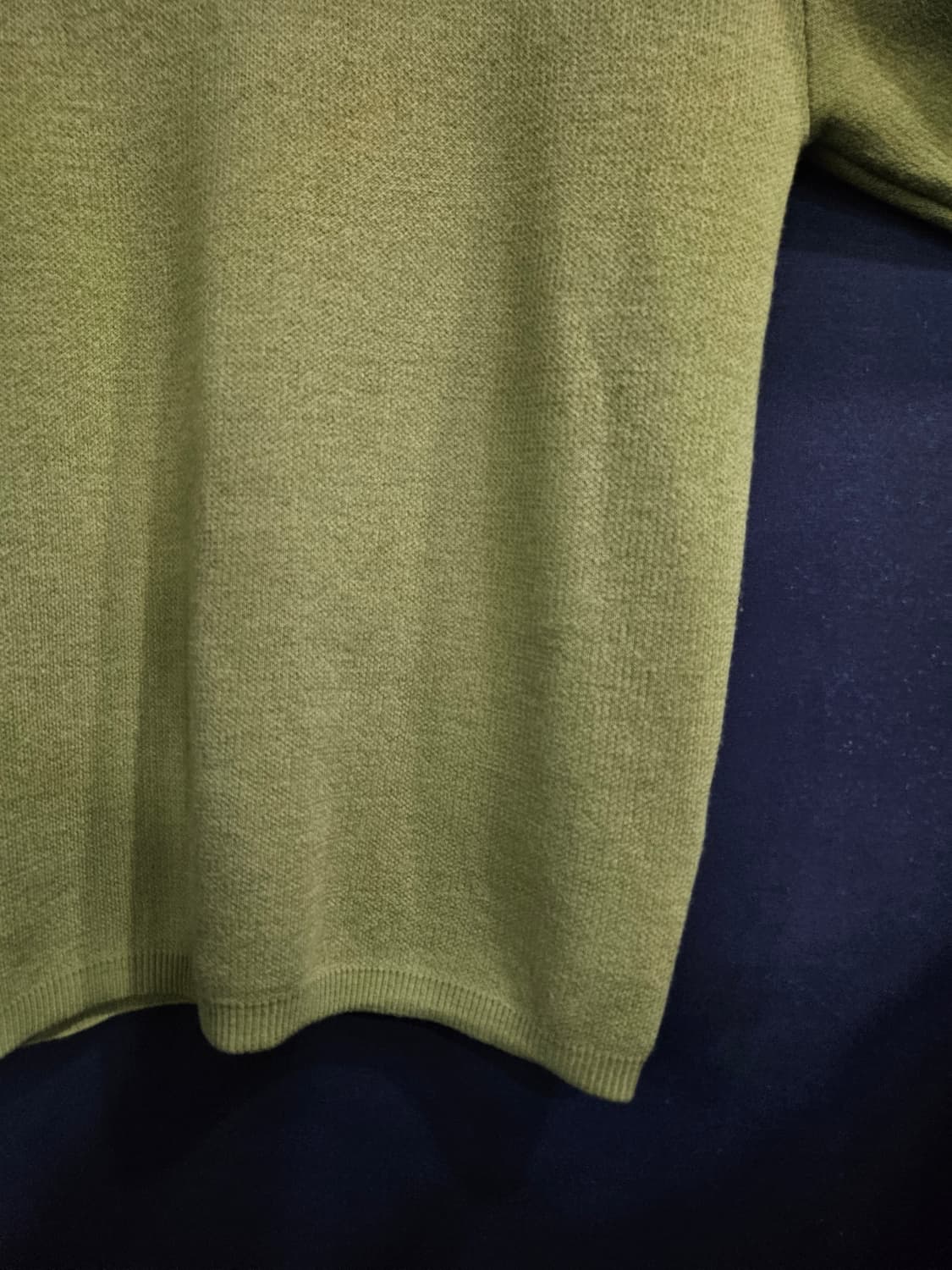 쿠어 라이트그린 남성 세미오버핏 95 니트 상품이미지6