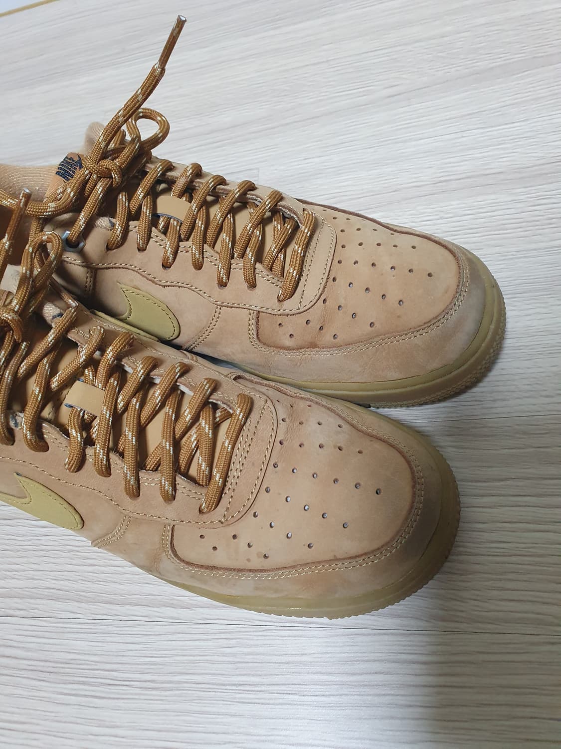 나이키 에어포스1 스웨이드 브라운 270 상품이미지8