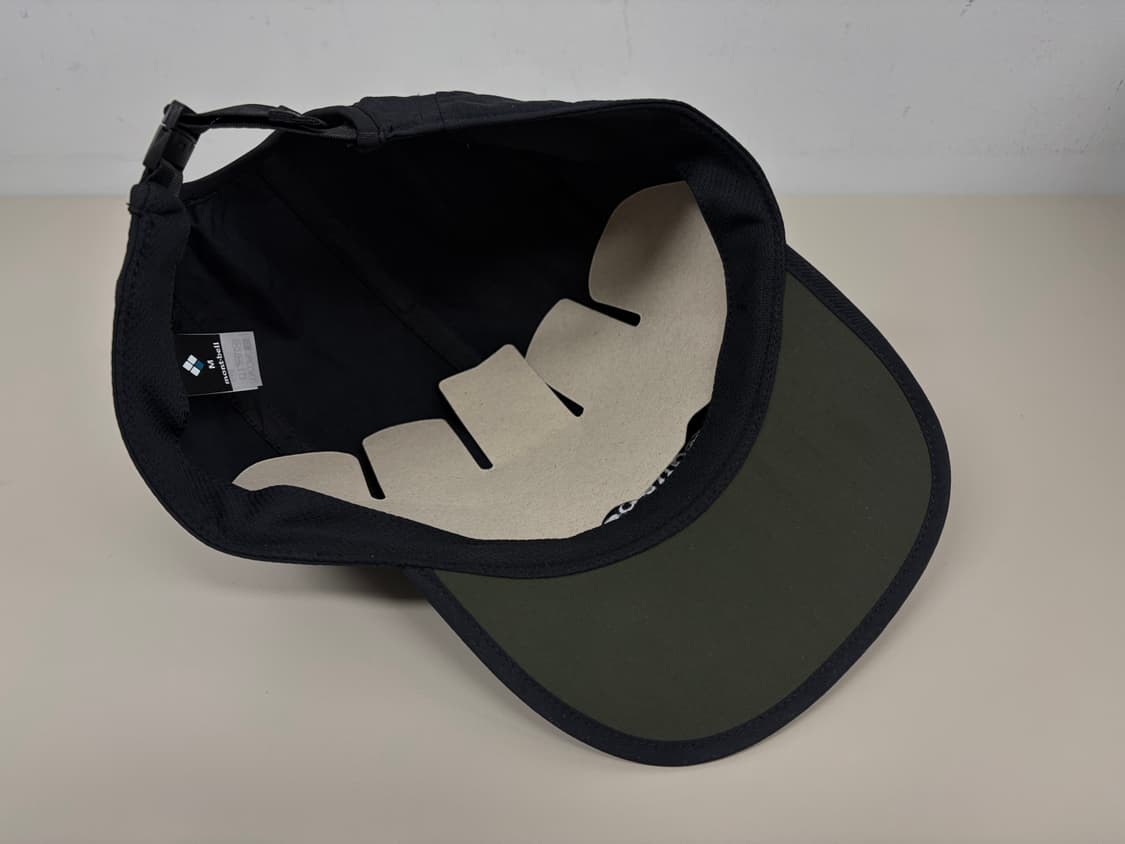 몽벨 크러셔블 캠프캡 러닝캡 모자 블랙 상품이미지4