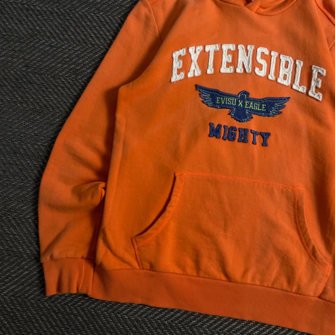 에비수 y2k 빅로고 올드스쿨 후드 티셔츠o 3884 상품이미지3