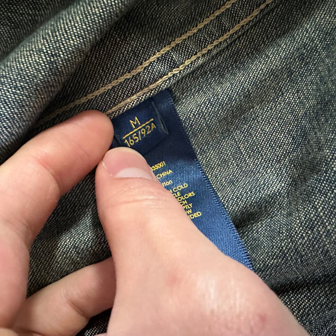 폴로 랄프로렌 웨스턴 데님 셔츠 m95 상품이미지4