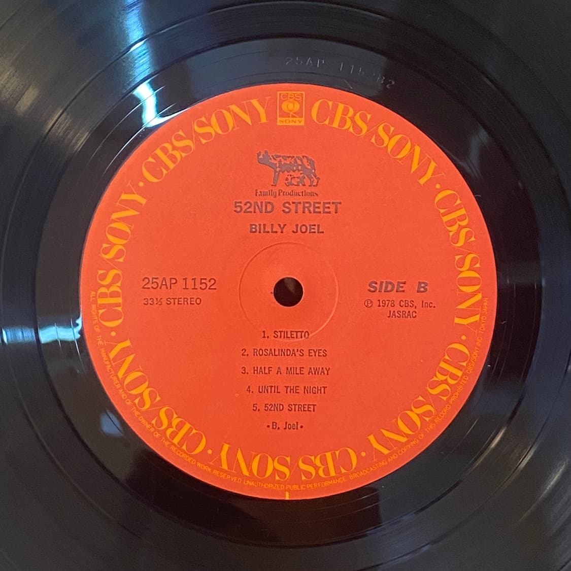 (LP-팝) Billy Joel - 52nd Street 상품이미지5