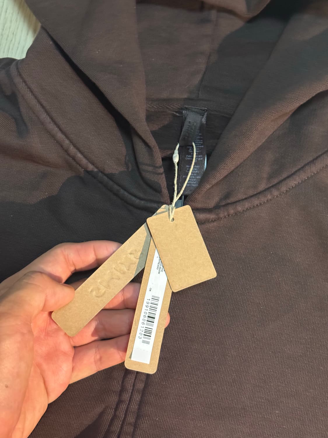 스킴스 SKIMS 보이프렌드 후드 집업 브라운 상품이미지4