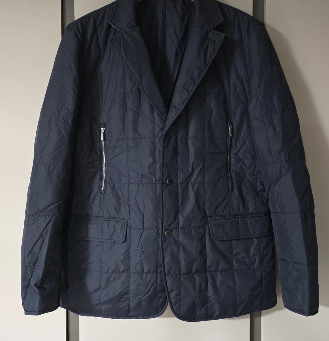 루이까스텔 네이비 퀼팅자켓. 
싸이즈 100 .  남자
 상품이미지1