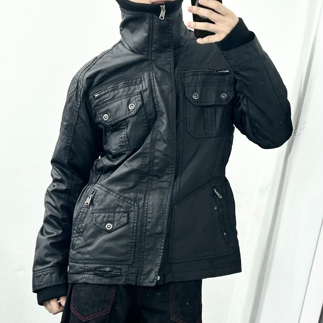 할리데이비슨 테크니컬 하이넥 사파리 자켓 상품이미지2