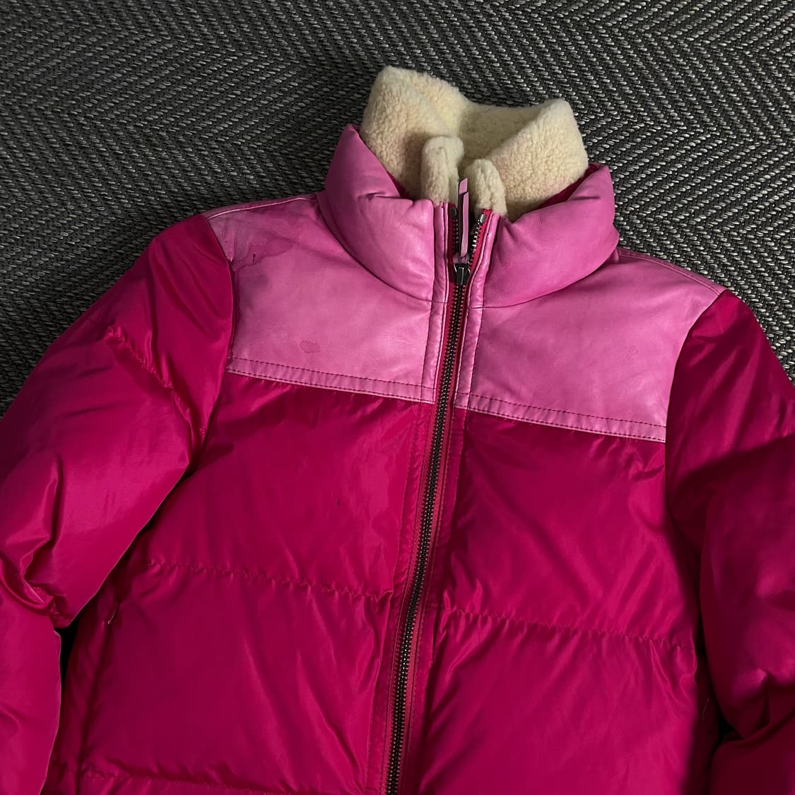 코치 우먼스 크롭 다운 푸퍼 패딩 핑크 o 3354 상품이미지4