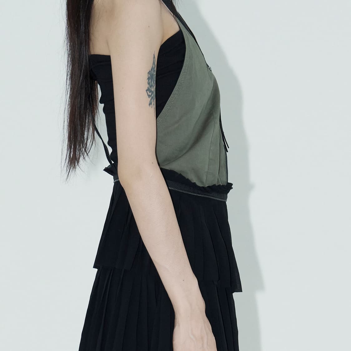 Diesel zipper halter top 상품이미지4
