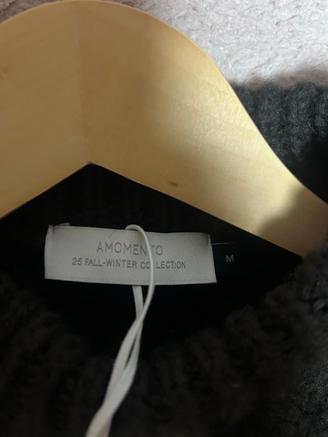 아모멘토 케이블 브라운 니트 m 상품이미지3