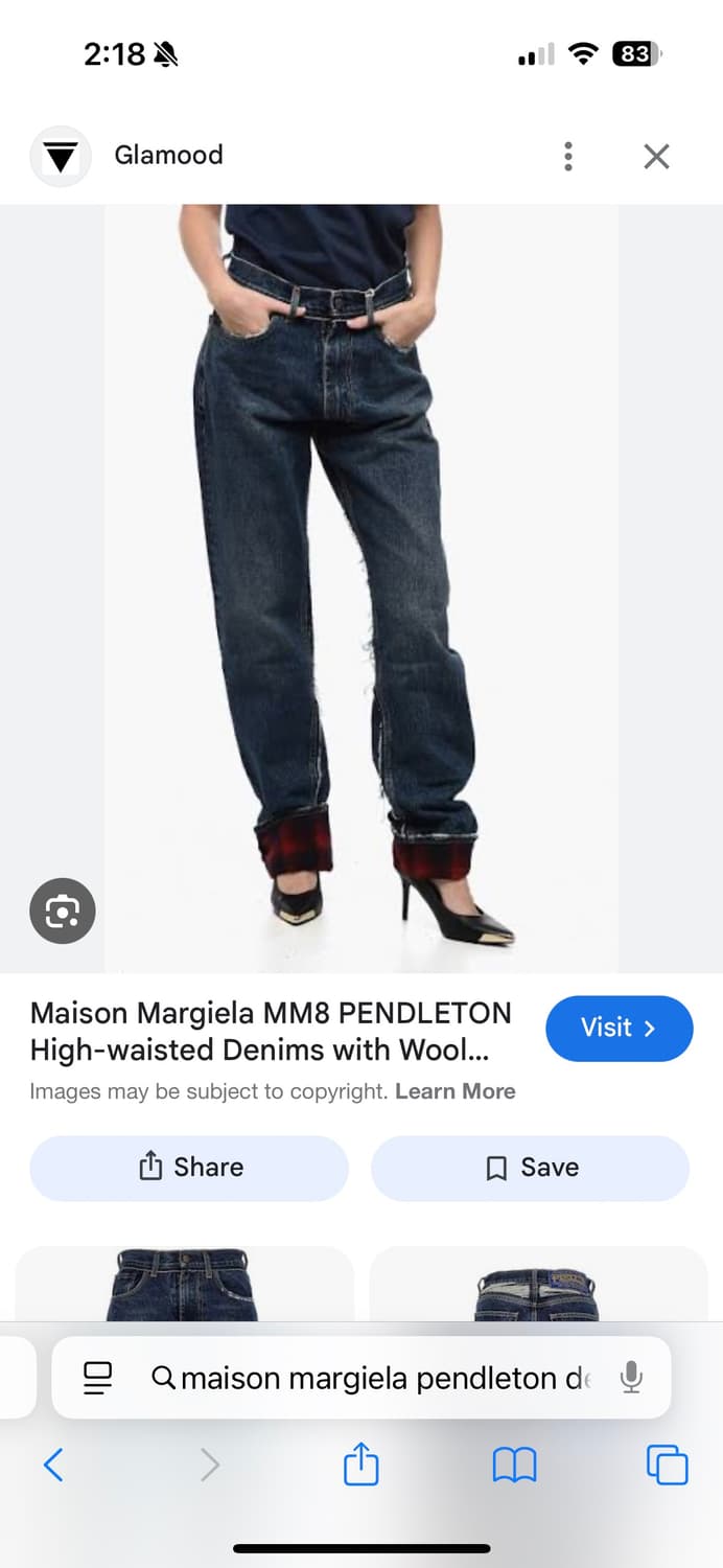 메종마르지엘라 펜들턴 데님 상품이미지4