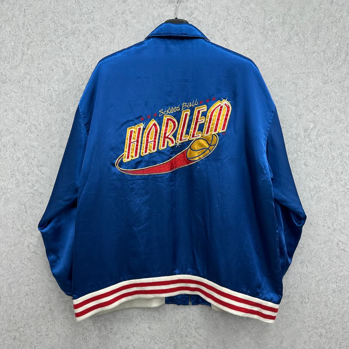 105 Steve & Barrys HARLEM 남자 올드스쿨 사틴자켓 상품이미지2