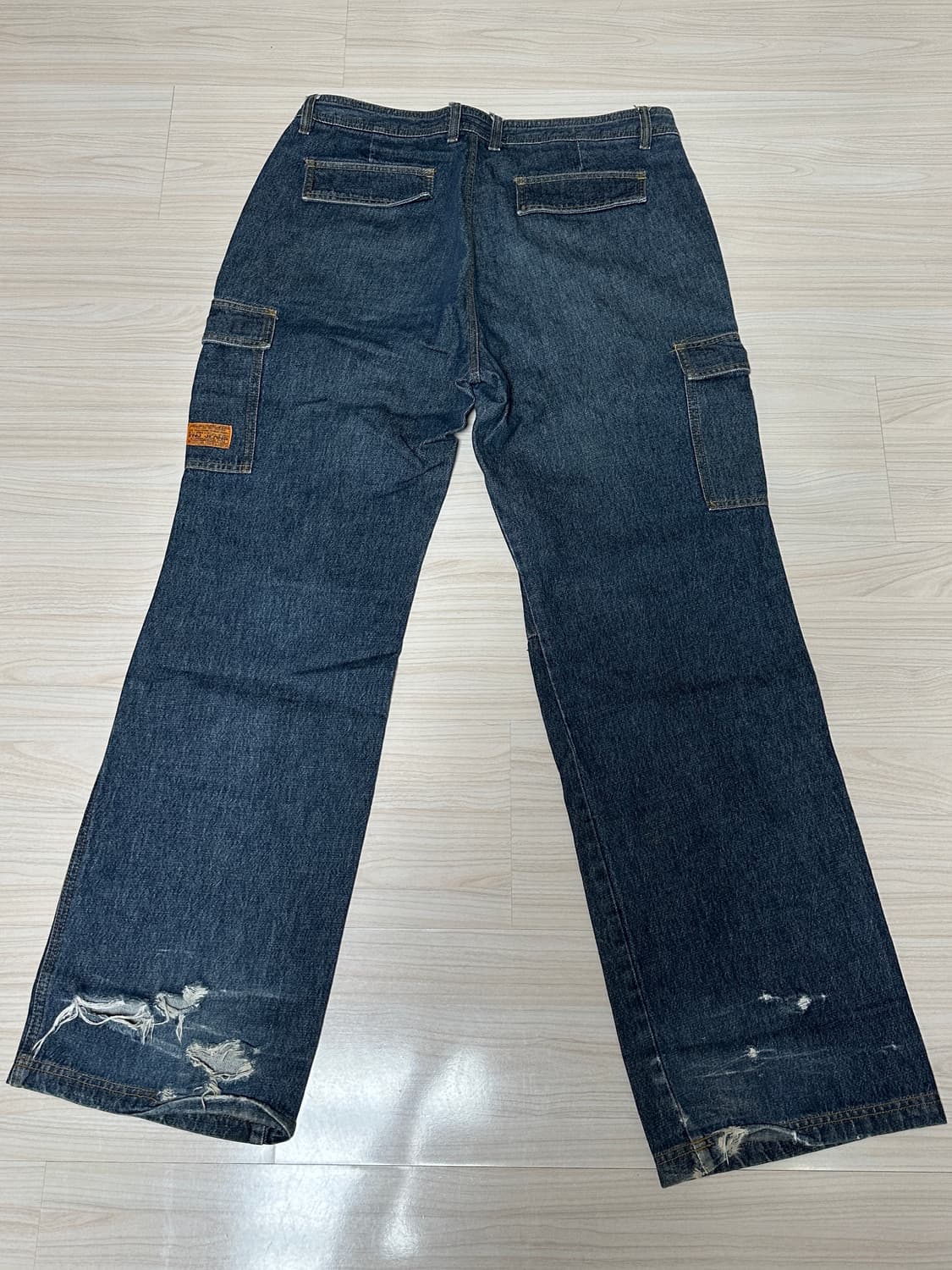 빈티지 카고 디스트로이드진 데님 상품이미지3