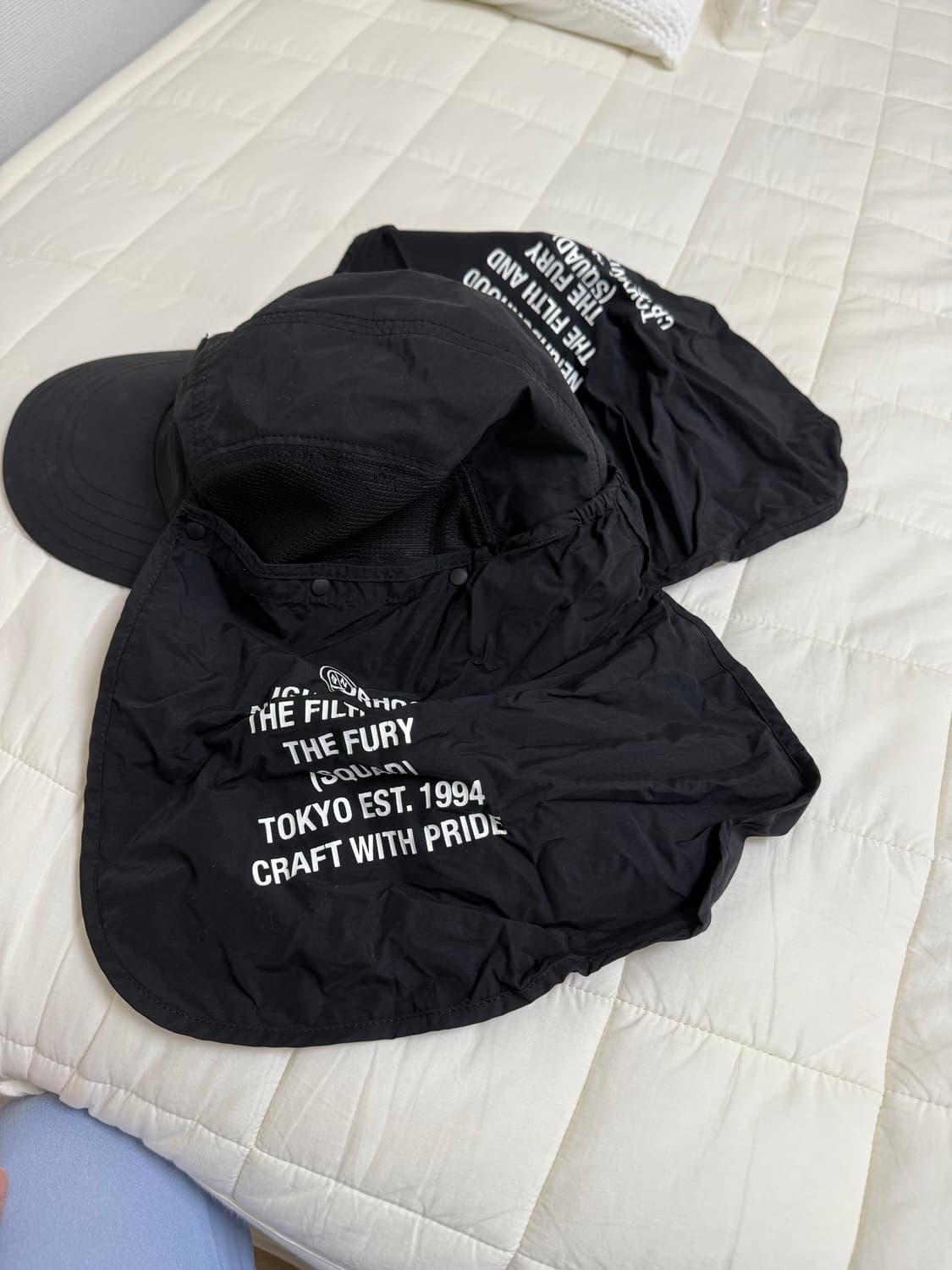 네이버후드 캠프캡 블랙 상품이미지3