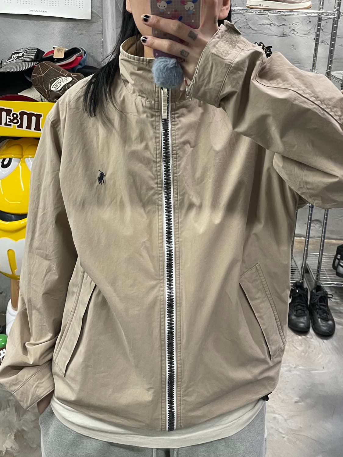 폴로 리버시블 블루종 자켓 상품이미지9