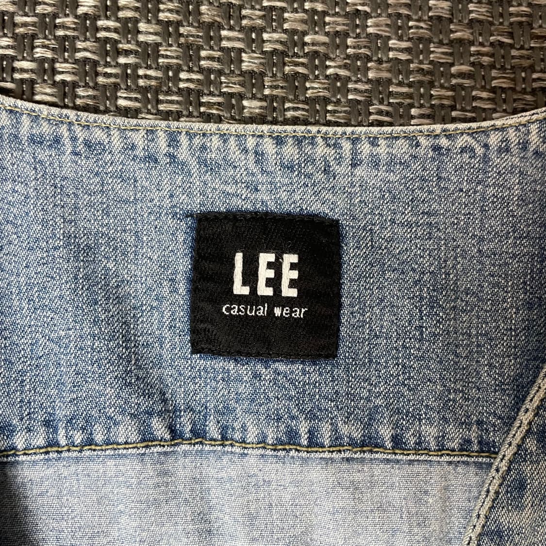 LEE JEANS 캐주얼 빈티지 데님 조끼 105 상품이미지4