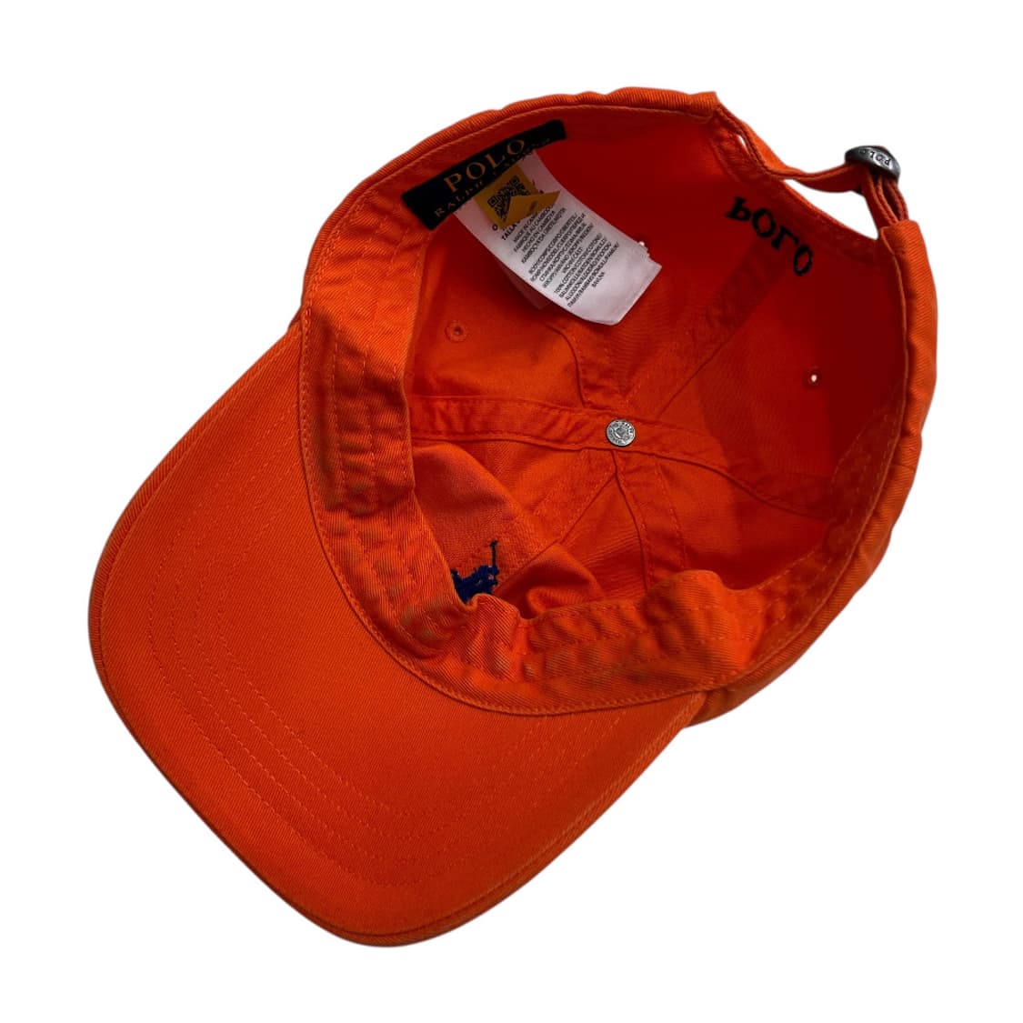 폴로 랄프로렌 블루포니 오렌지 볼캡 상품이미지8
