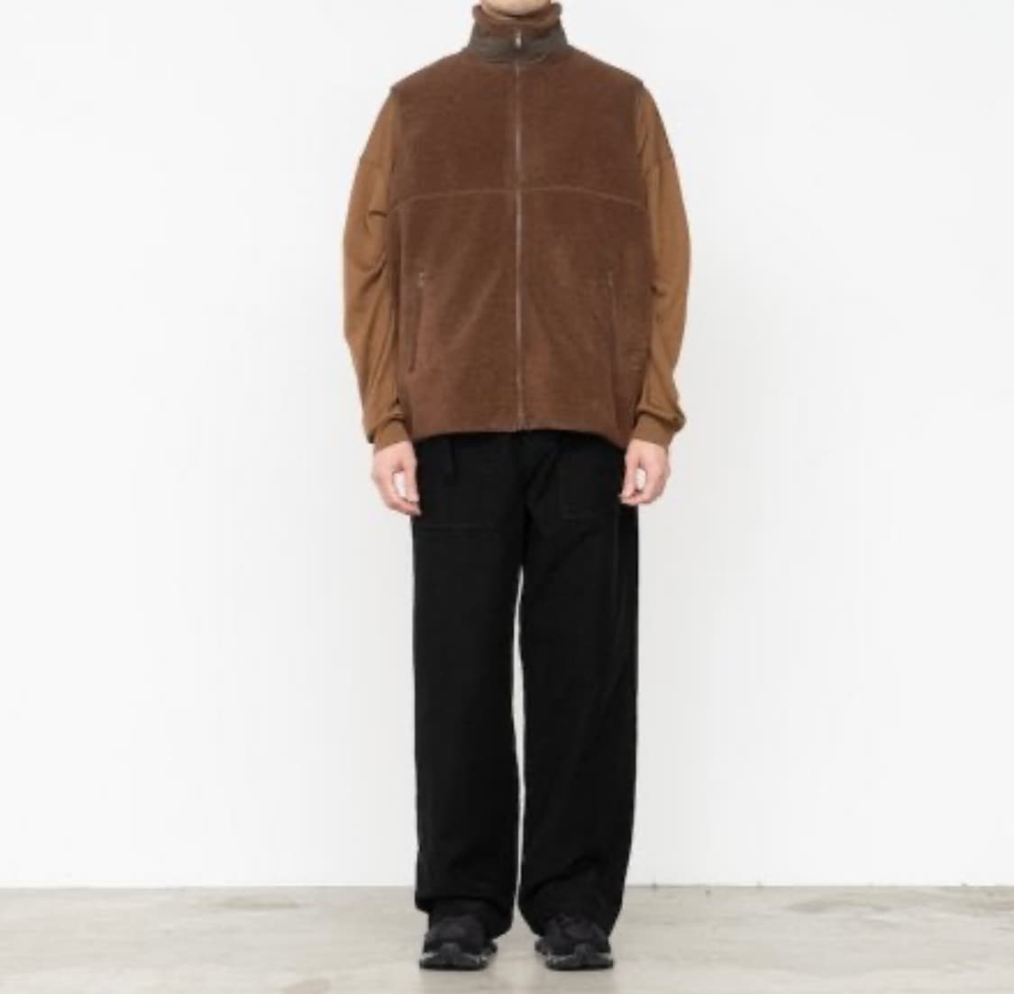 그라프페이퍼 울 보아 베스트 브라운 2 상품이미지2