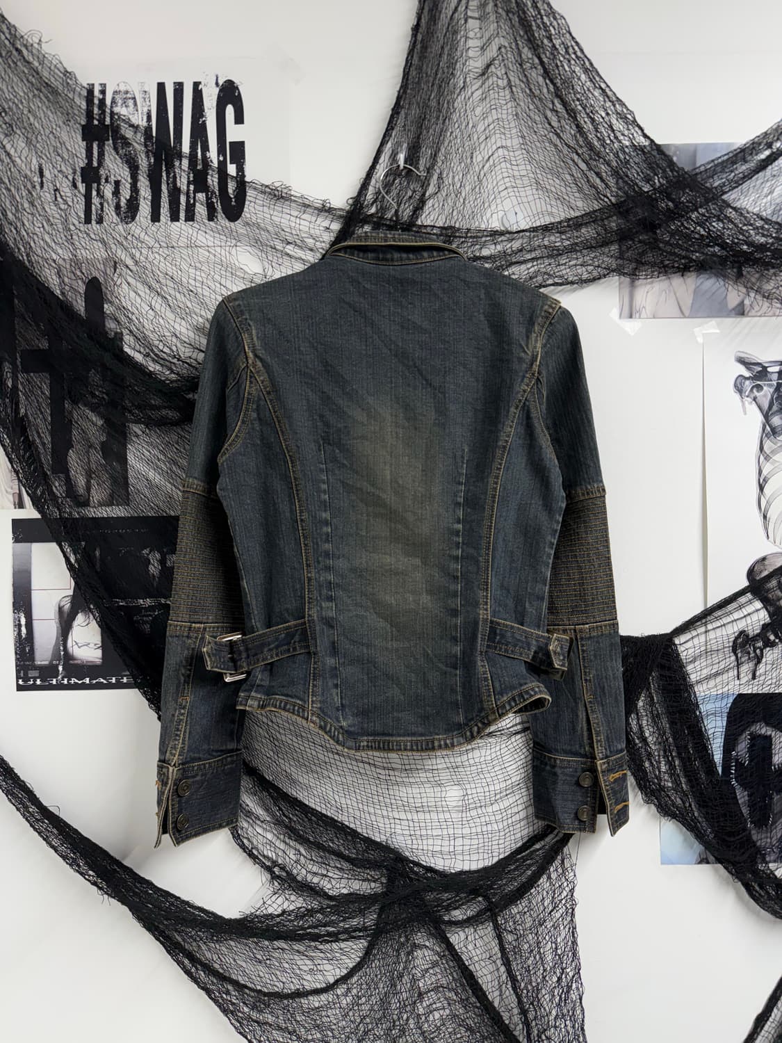 00s stitch denim jacket 상품이미지4