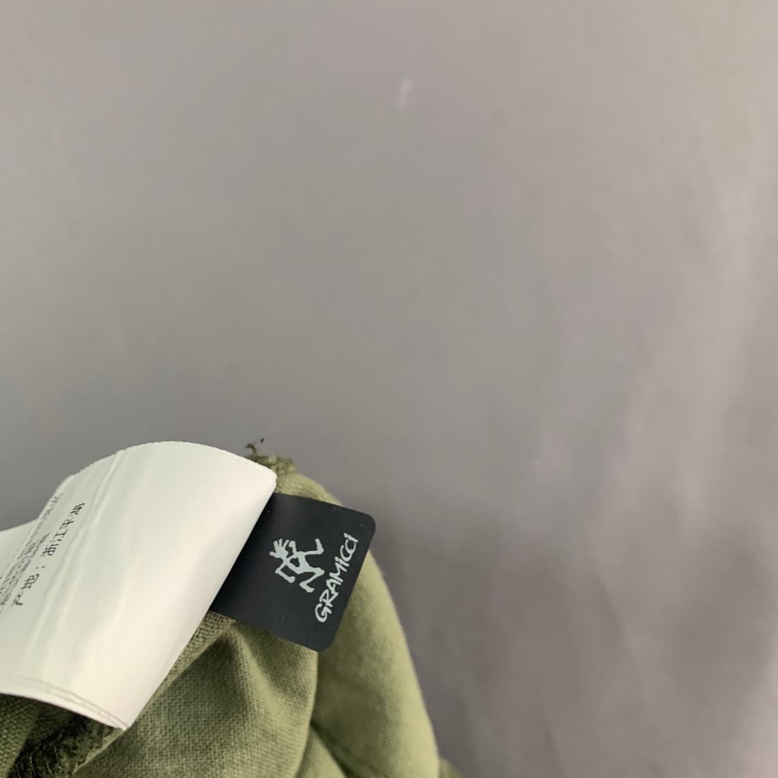 L 그라미치 올리브 스트레이트 트윌 코튼 밴딩 팬츠 상품이미지8