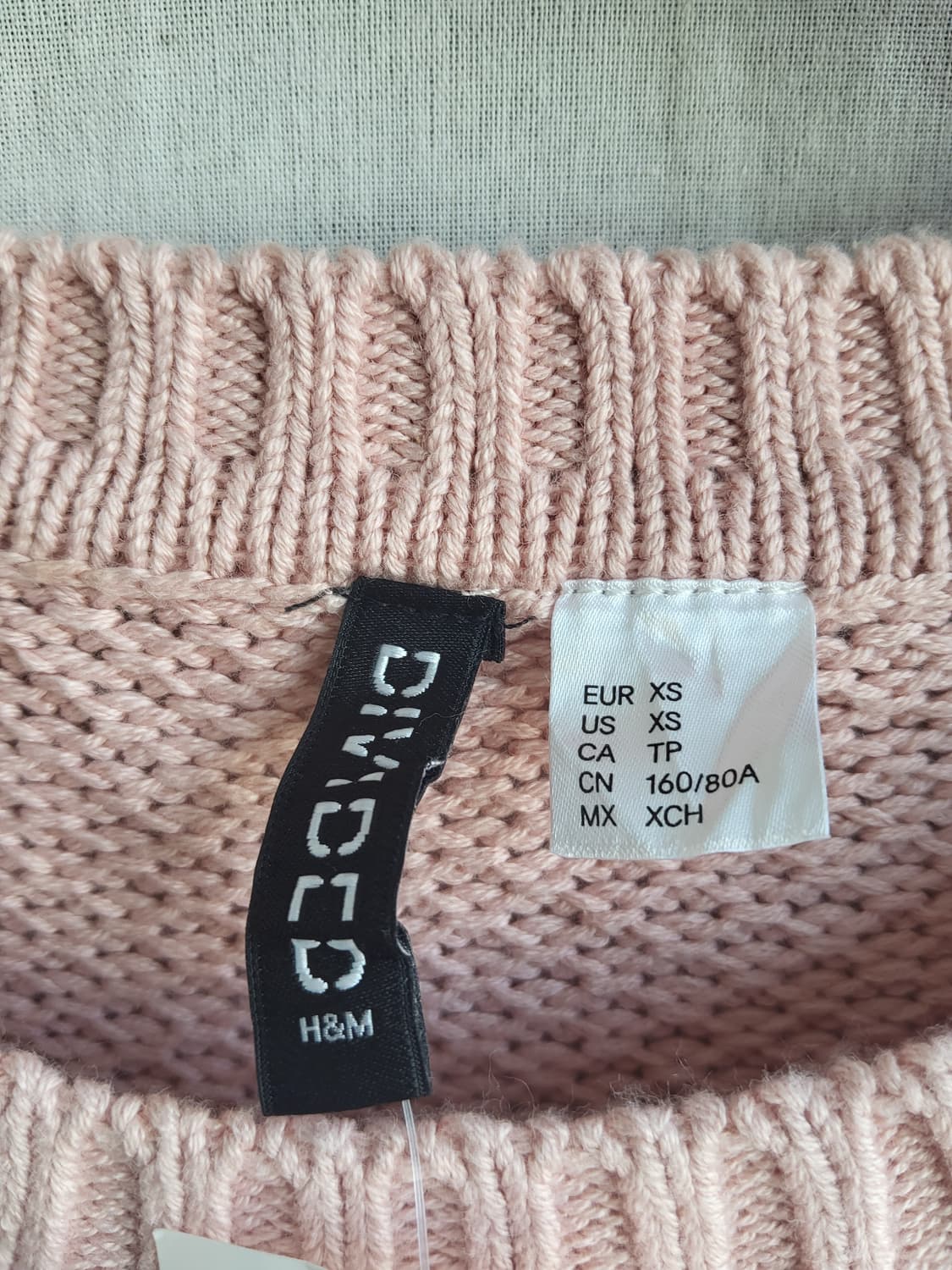 에이치앤엠 여성 니트 스웨터 XS 새상품 상품이미지3
