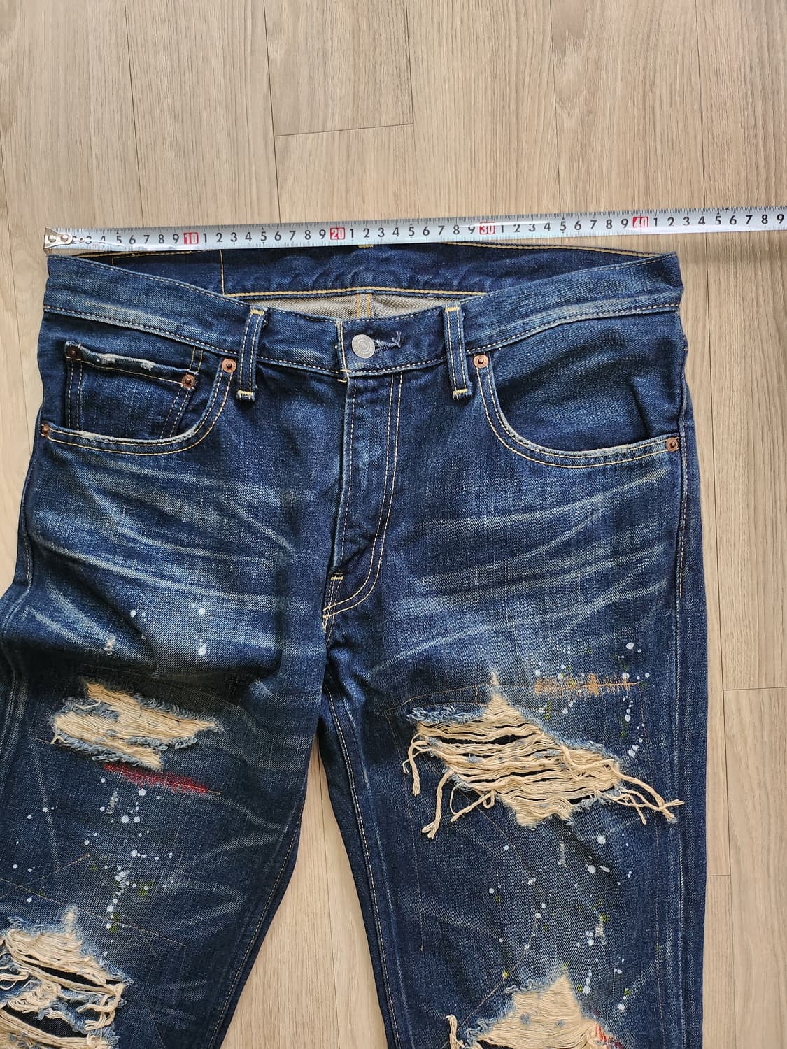 리바이스502헤비워싱 셀비지청바지 (32 상품이미지4