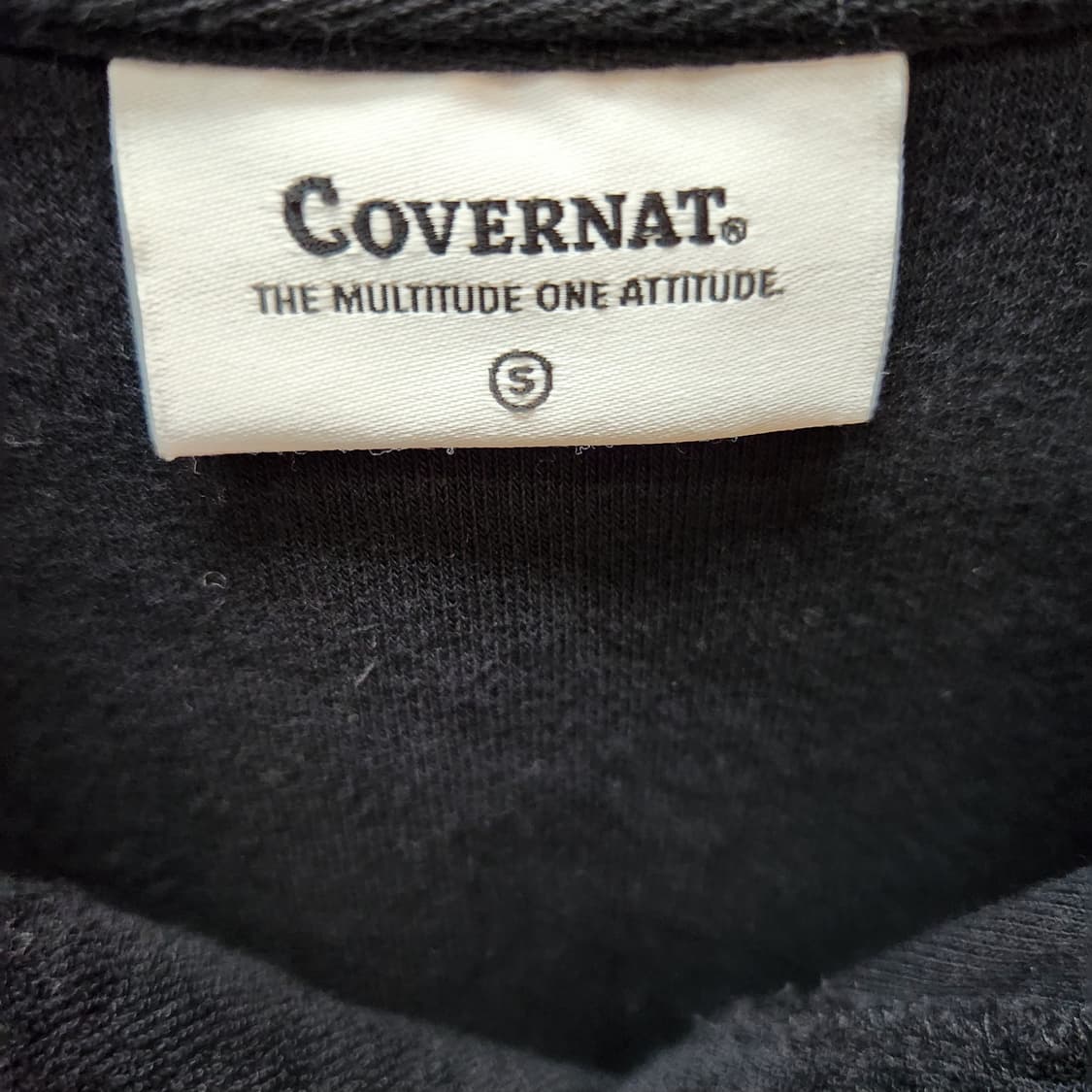 커버낫 로고 테리 반팔카라 S(L) 상품이미지5