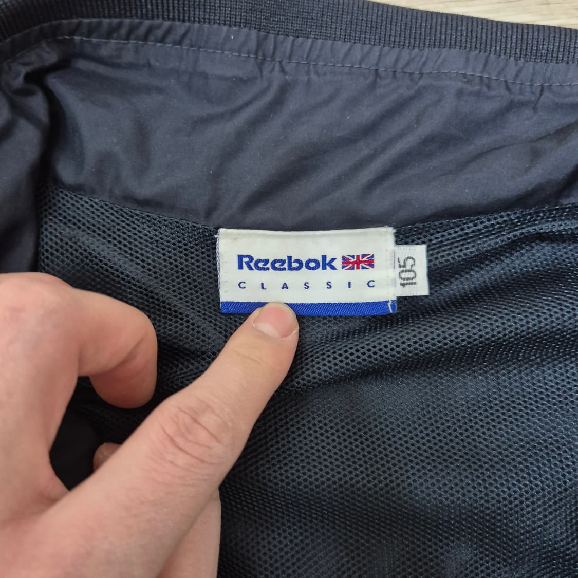 리복 클래식 올드스쿨 사이드라인 바람막이 자켓 XL(105) 상품이미지5