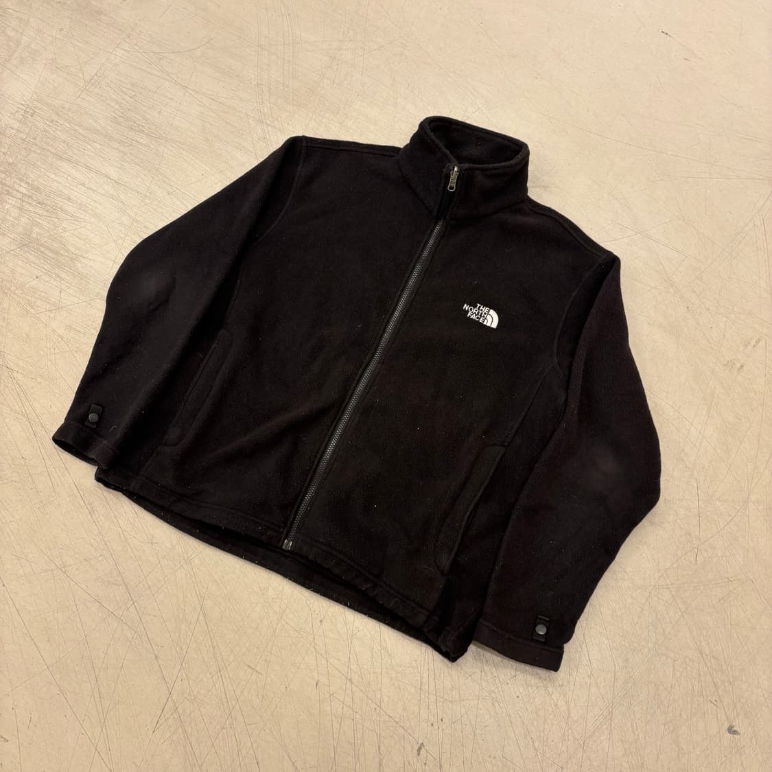 노스페이스 블랙 플리스 집업 상품이미지1
