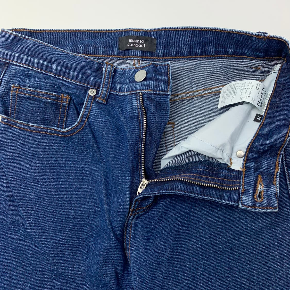 [28/정품] 무신사 스탠다드 데님 팬츠 L2-0029 상품이미지4