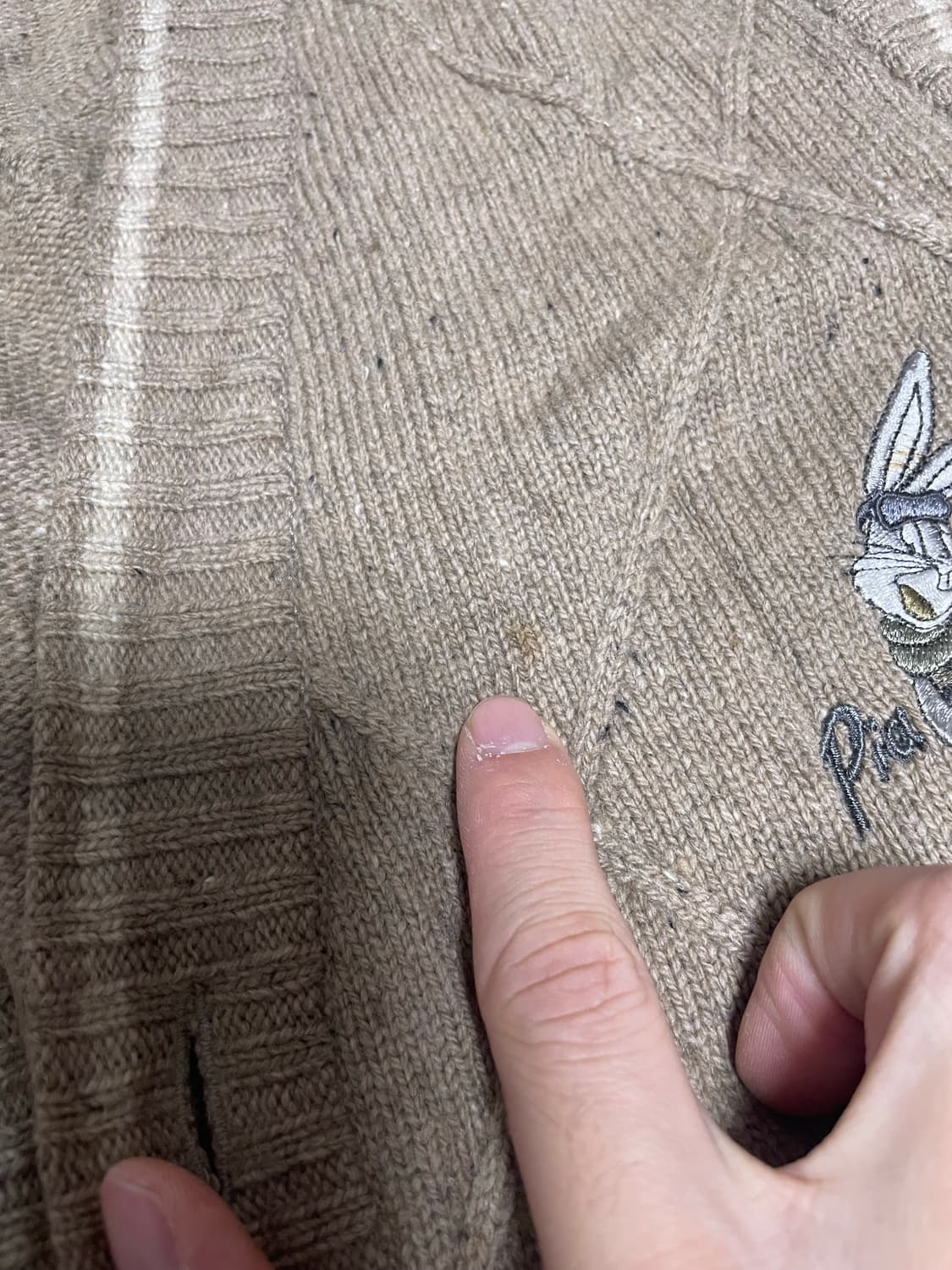 PIA SPORTS X WARNER BROS 울 베스트 사이즈 105 상품이미지6