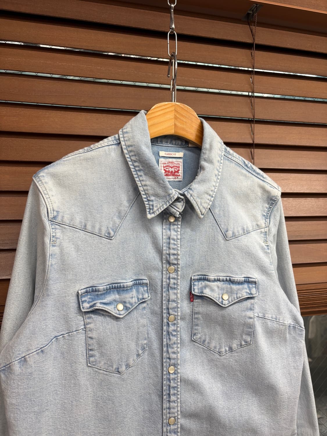 Levis 리바이스 웨스턴 데님 셔츠 상품이미지6