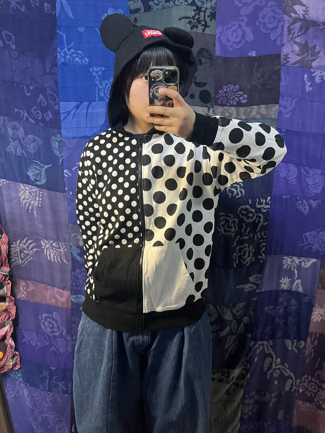 Disney 디즈니 미니마우스 도트 후드집업 상품이미지2