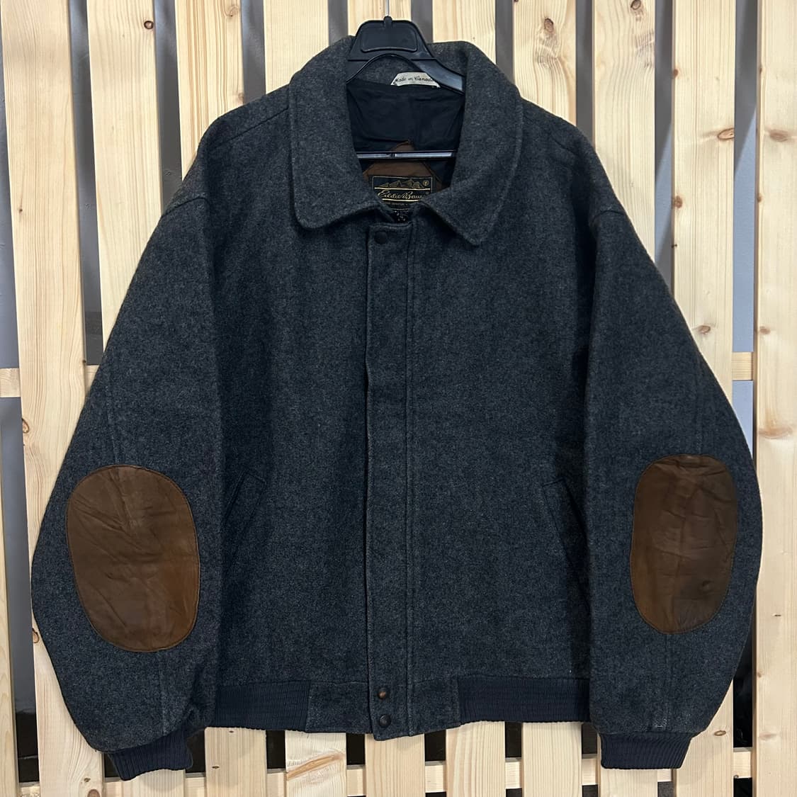 (XL) 80s 에디바우어 울 자켓 상품이미지1