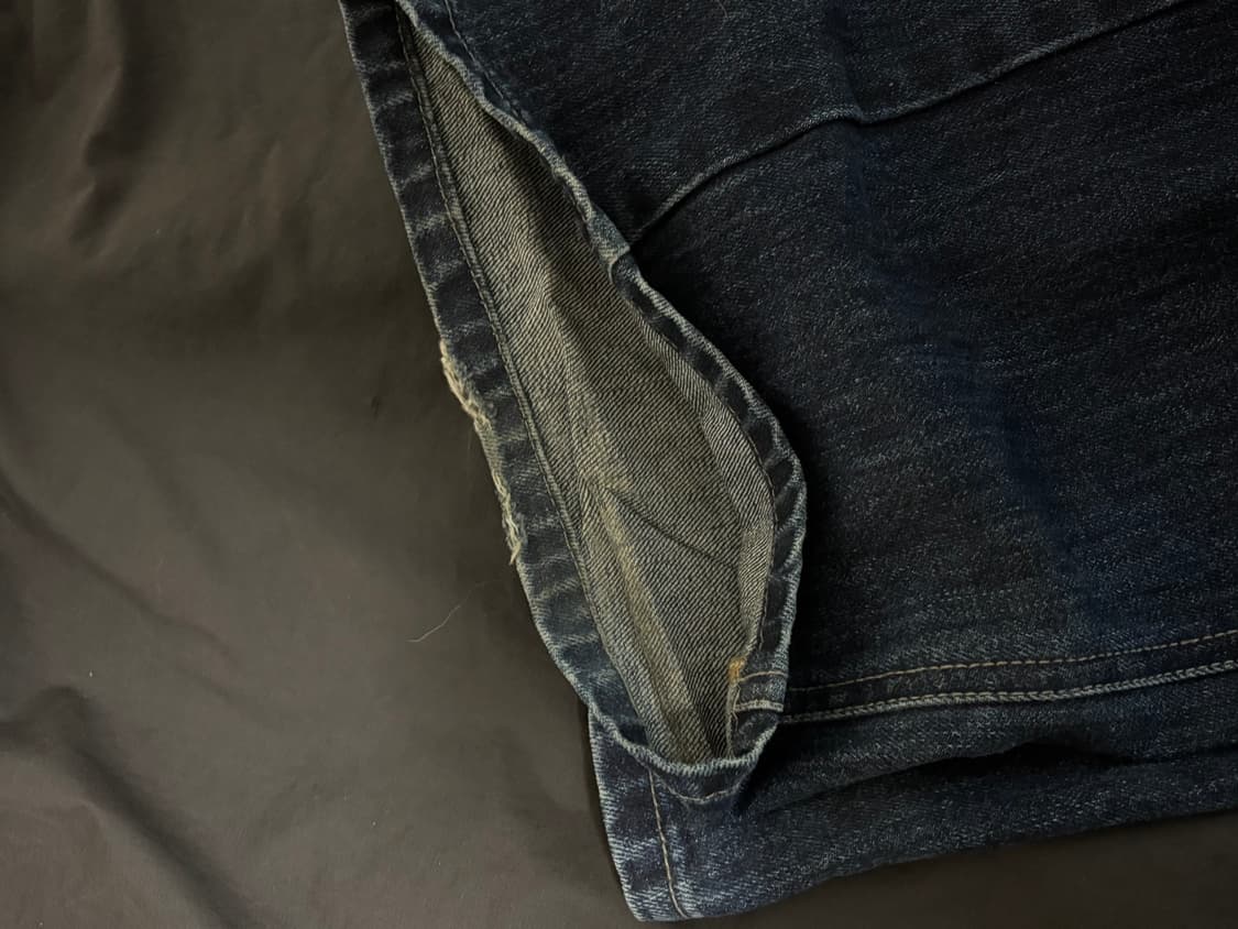 오들리워크샵 워시드 진 인디고 상품이미지3