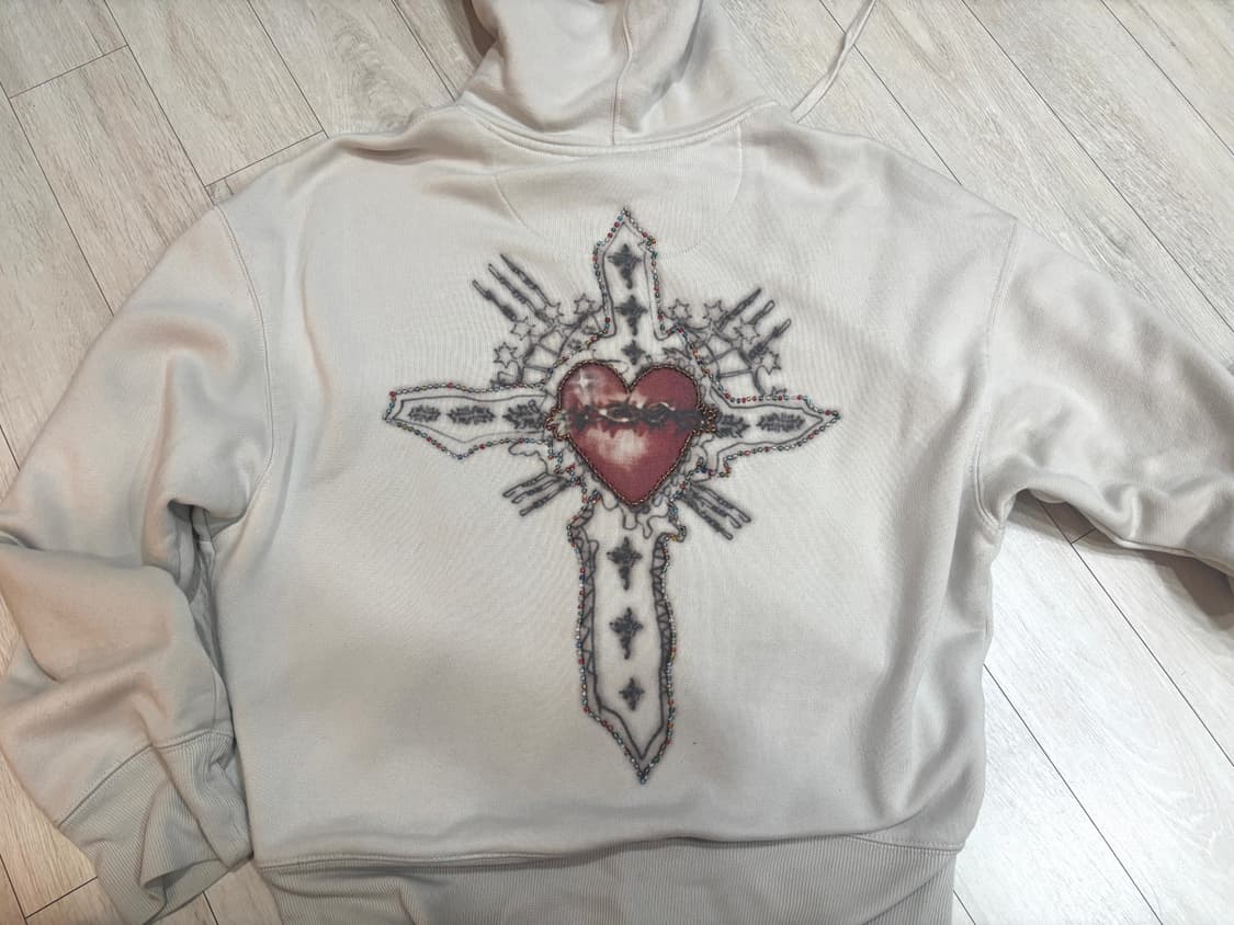 스컬프터 비즈 후드집업 M 상품이미지4