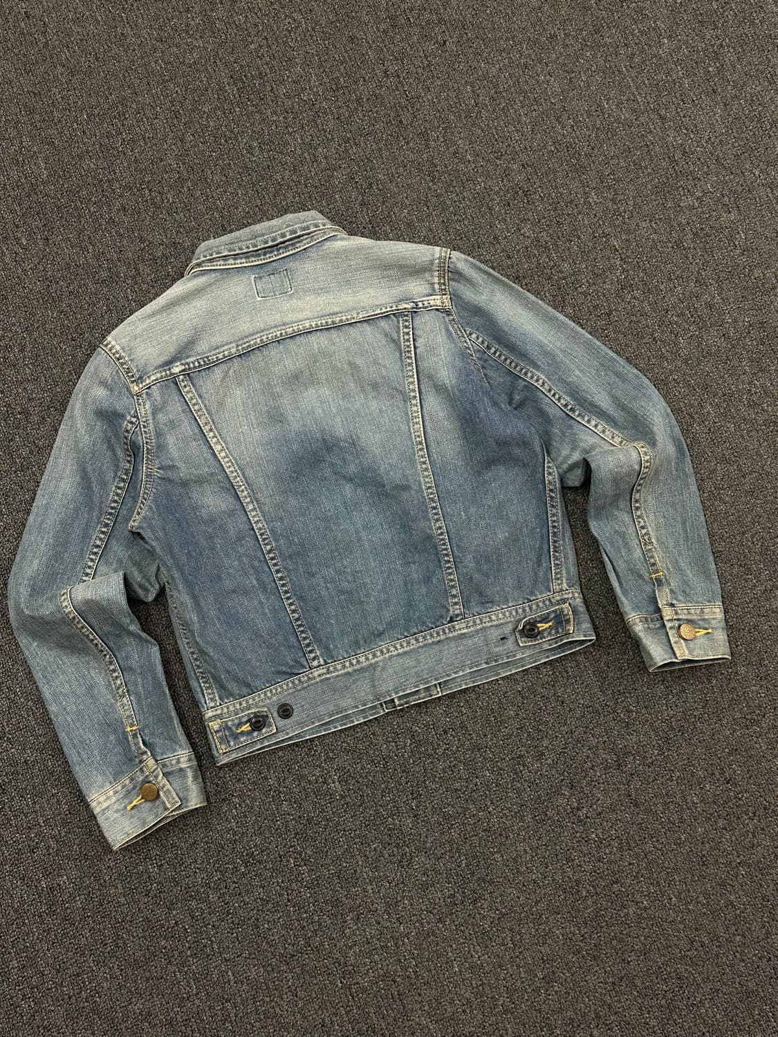 M)LeeXROSSO 빈티지 여성 트러커 데님 자켓 상품이미지4