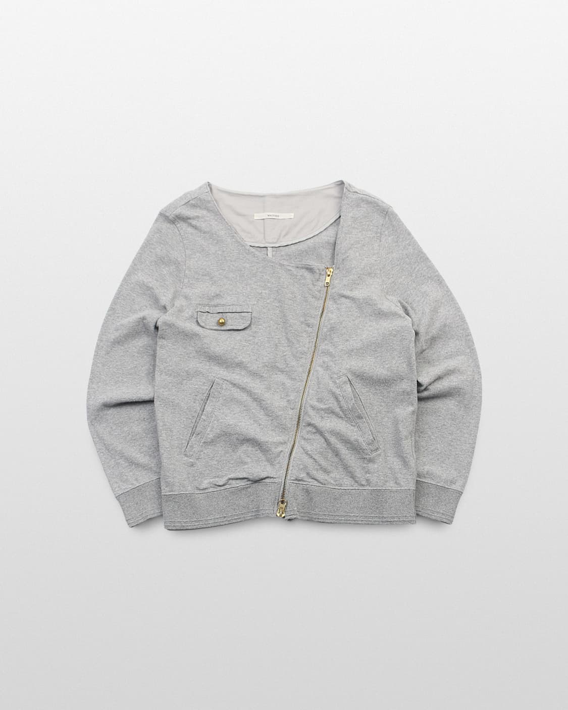 MACPHEE Asymmetrical Zip Cotton Jacket M 상품이미지1