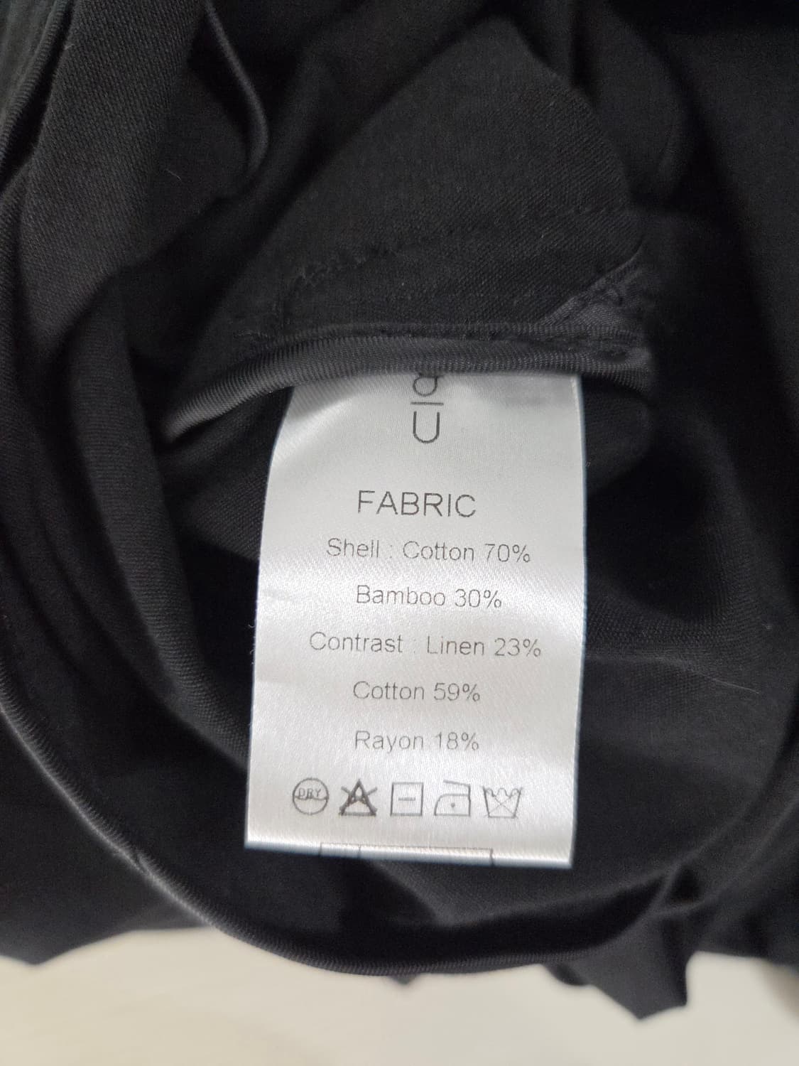 ANDYOU 앤유 블랙 퍼프 배색 롱 원피스 상품이미지7