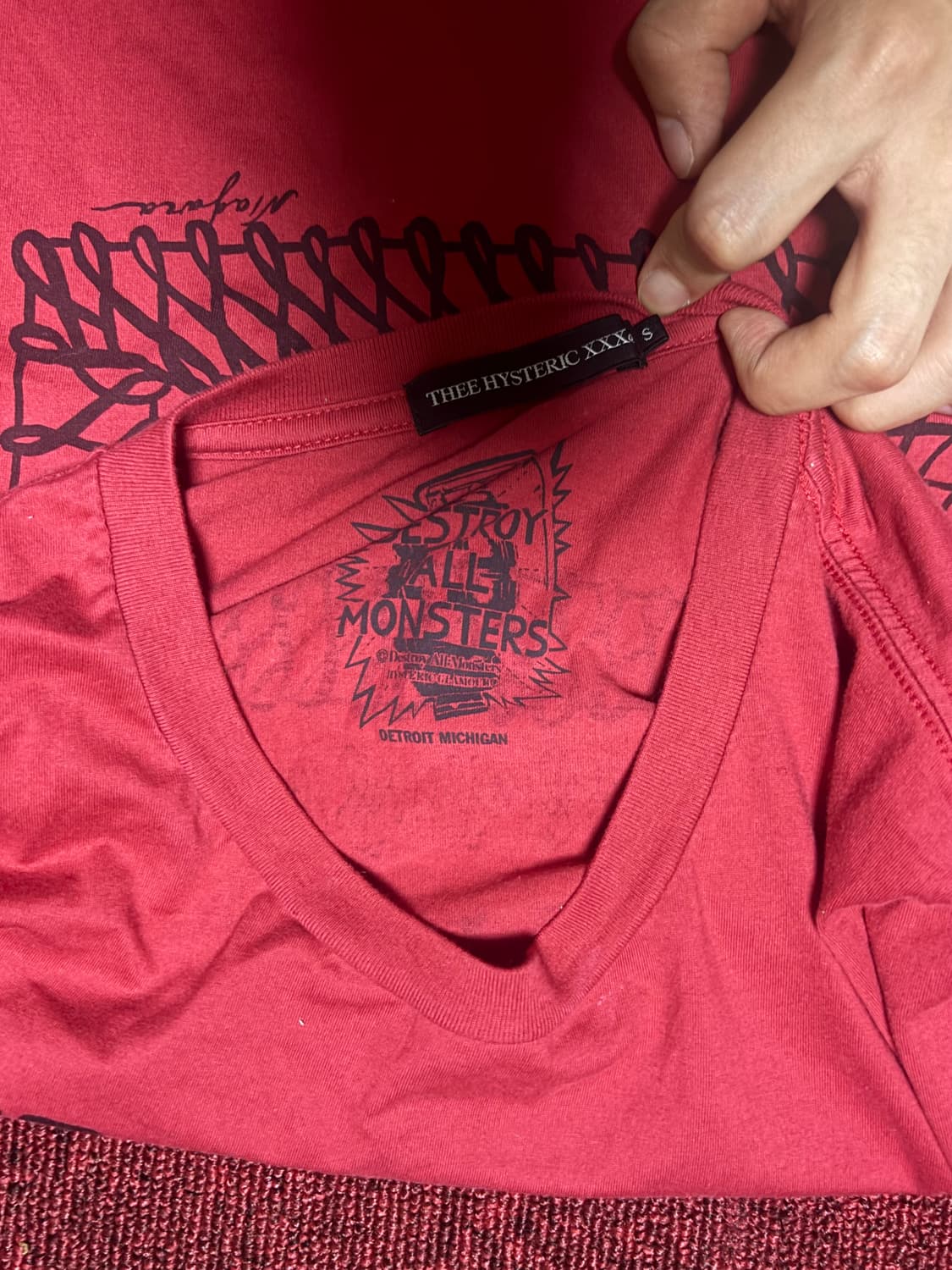 hysteric glamour xxx 티셔츠 상품이미지3