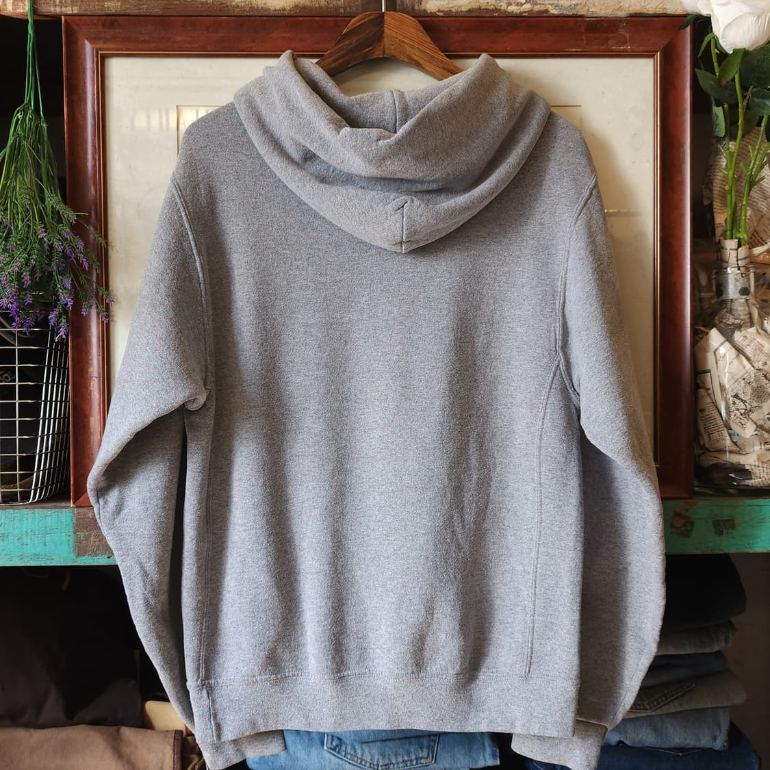 90s 러셀 후드 스웻셔츠 노던 토너먼트 빈티지 레터링 스웻셔츠S 상품이미지2