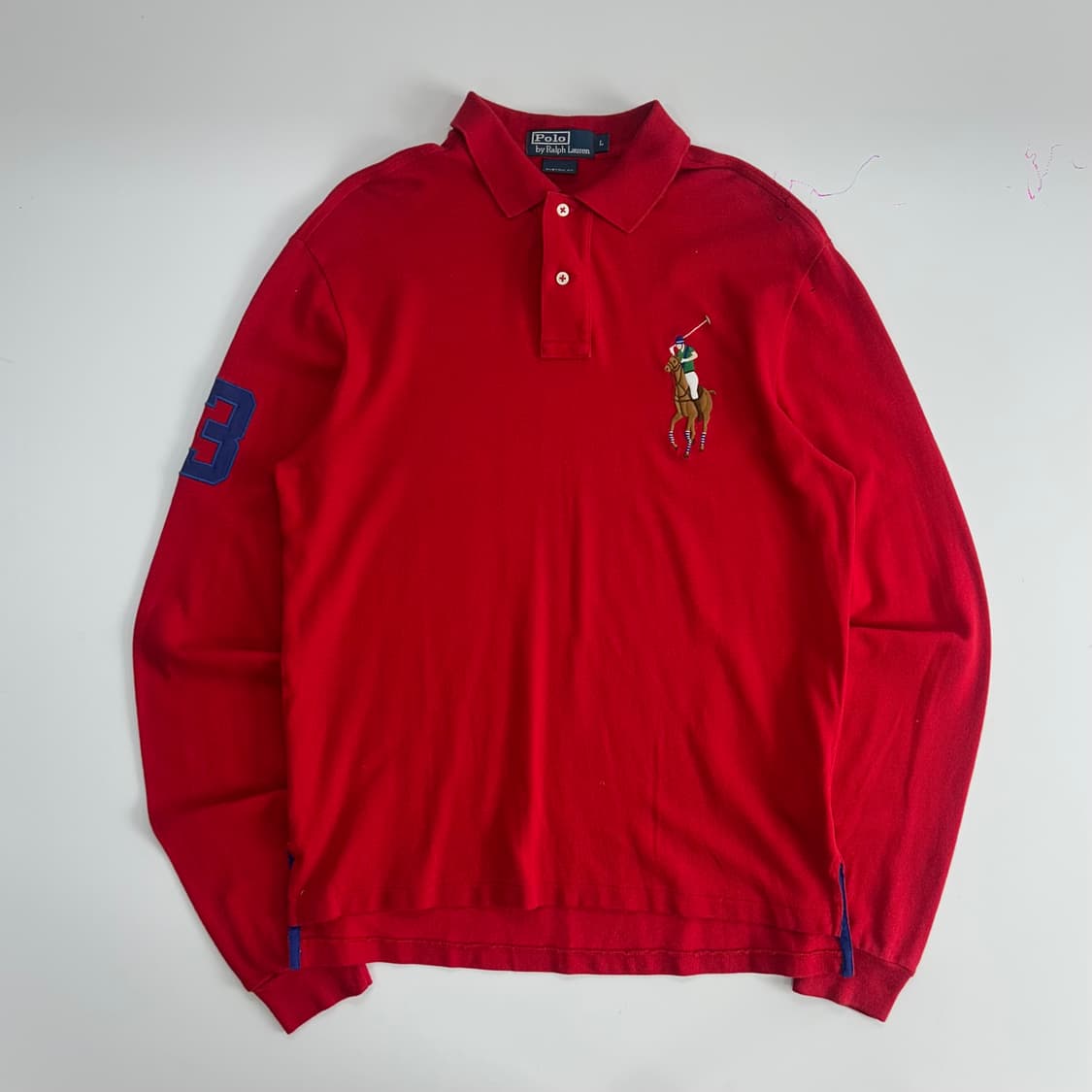 Polo 폴로 빅 멀티포니 레드 카라티 상품이미지3