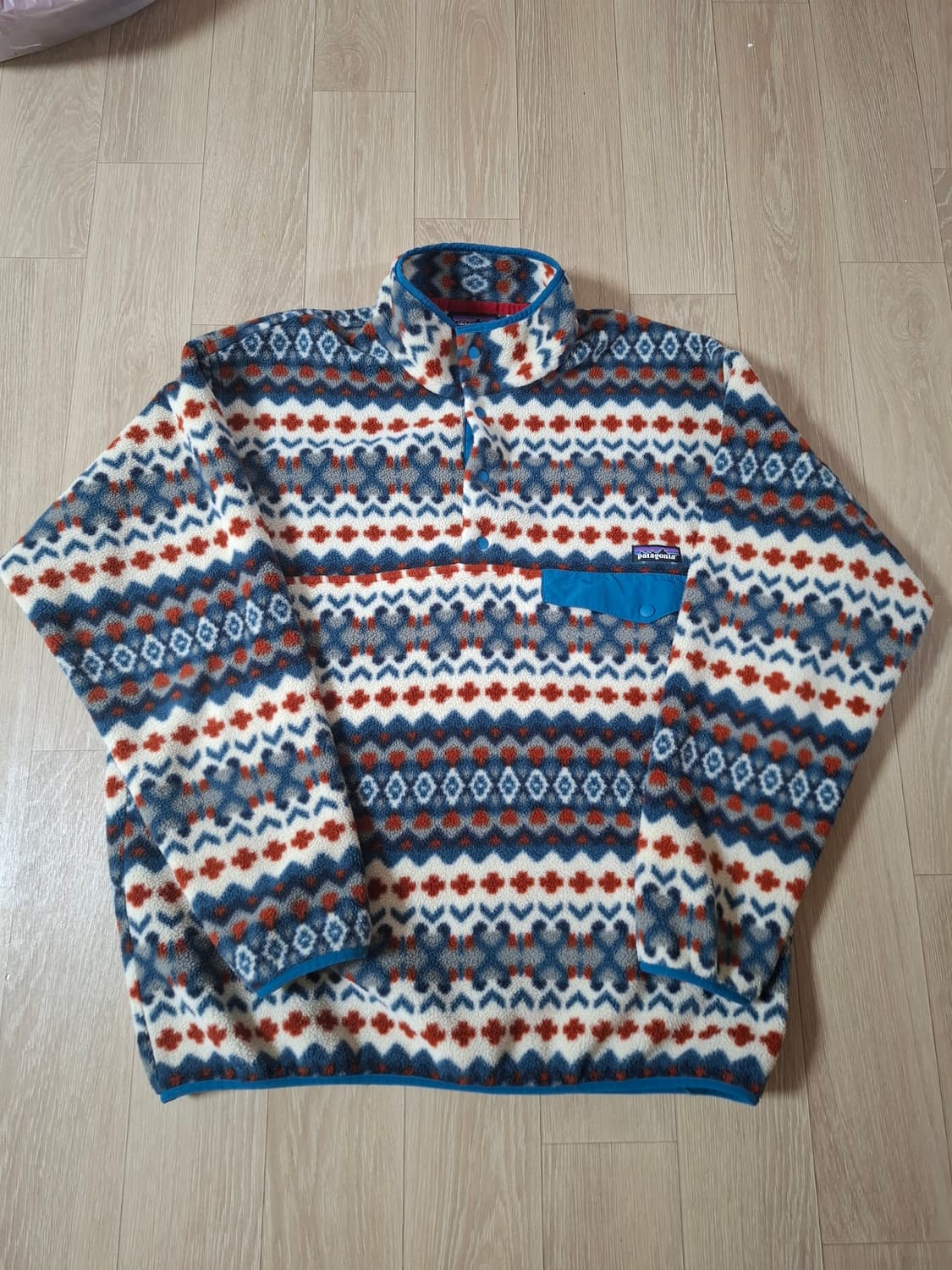 L 파타고니아 신칠라 헤비웨이트 패턴 플리스 풀오버 상품이미지1