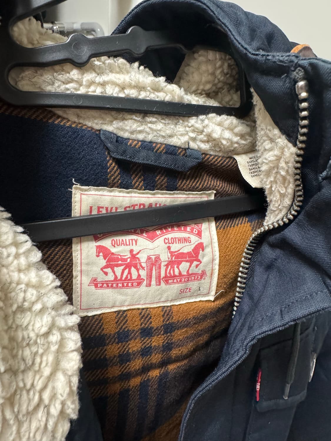 리바이스 (Levi’s) 쉐르파 안감 후드 자켓 상품이미지2