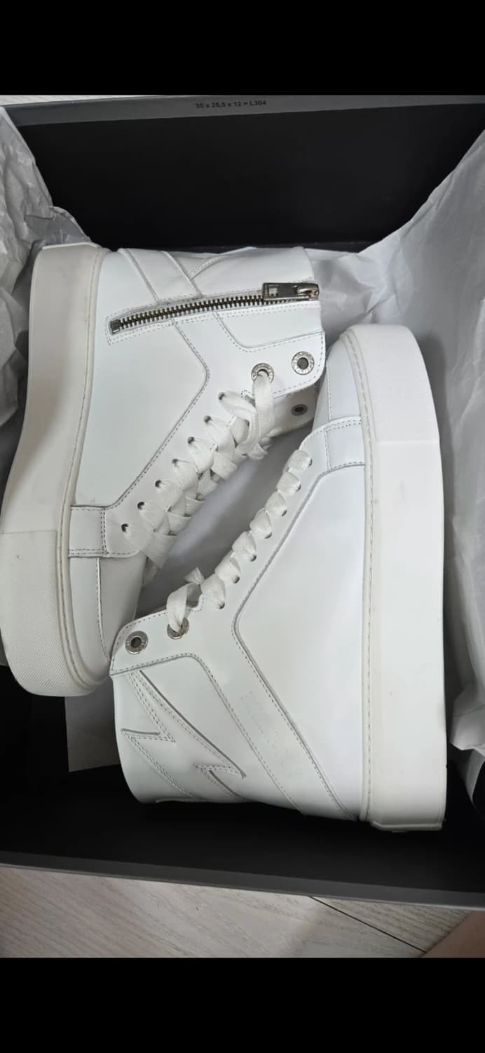 쟈딕앤볼테르 지퍼 스톰 하이탑 스니커즈 240 상품이미지4