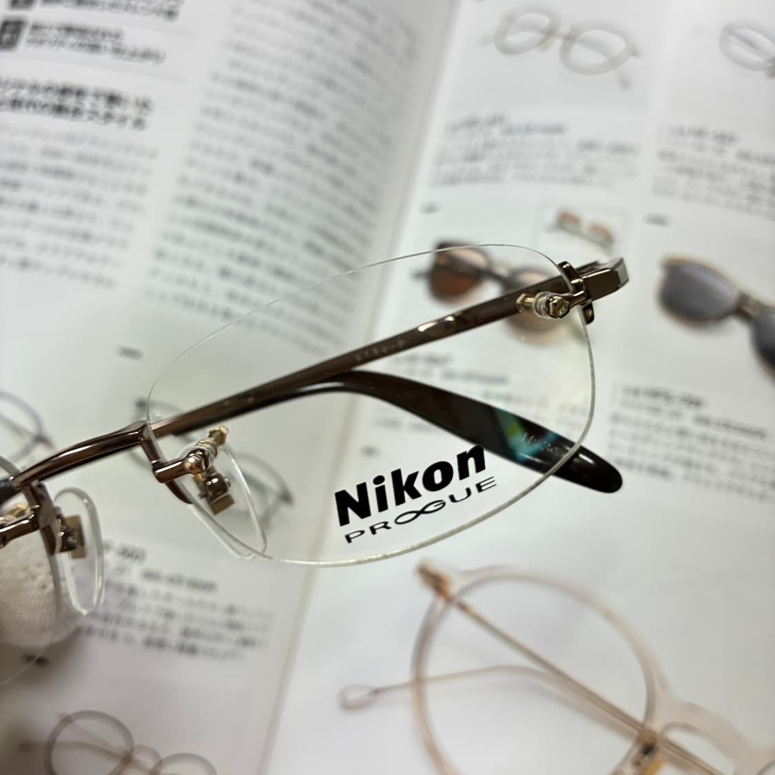 NIKON 니콘 무테 쿠퍼 구리 티타늄 일본 안경 상품이미지2